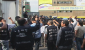 비정규, 열린우리당 점거농성단 지지방문투쟁